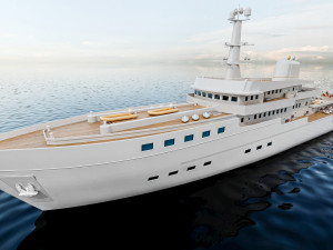 Passenger Cruise Ship Generic Modelo 3D