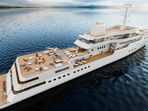 Passenger Cruise Ship Generic 3D Model