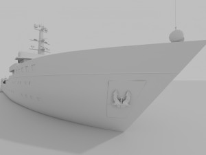 Passenger Cruise Ship Generic Modelo 3D