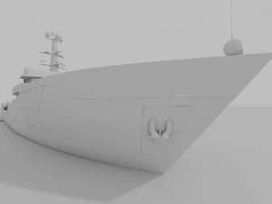 Passenger Cruise Ship Generic 3D Model