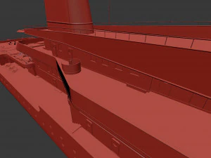 Passenger Cruise Ship Generic 3D Model