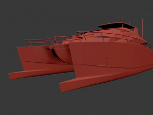 Mega yacht Model 3D