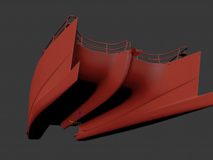 Mega yacht Model 3D