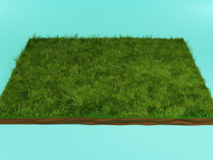 Grass Low Poly 3D Model