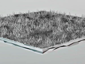 Gras Laag Poly 3D Model