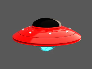 Ovni Low Poly 3D Modell