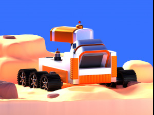 Mars Rover Curiosity Modelo 3D