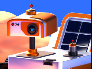 Mars Rover Curiosity Modelo 3D