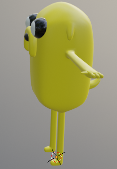 Jake el perro 3D Модель .c4d .max .obj .3ds .fbx .stl .blend 