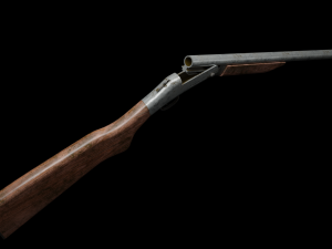 Ash Industries Shotgung - LOW POLY PBR Model 3D