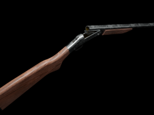 Ash Industries Shotgung - LOW POLY PBR Model 3D