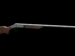 Ash Industries Shotgung - LOW POLY PBR 3D Model