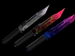 Cord Knife-Survival Knife- 3D LOW POLY MODEL Low-poly 3D Model