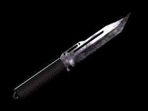 Cord Knife-Survival Knife- 3D LOW POLY MODEL Low-poly 3D मॉडल