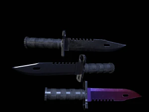 M9 Bayonet 3D LowPoly Model- Gameready Knife Low-poly 3D Model