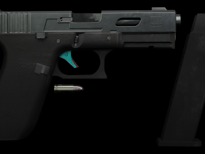 Glock Gameasset Low Poly 3Dモデル