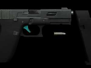 Glock Gameasset Low Poly 3Dモデル