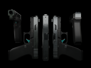Glock Gameasset Low Poly 3Dモデル
