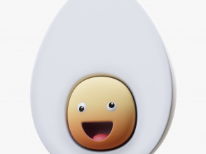 Stylized Egg 3D मॉडल