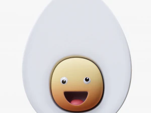 Uovo stilizzato Modello 3D