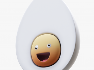 Stylized Egg Modelo 3D