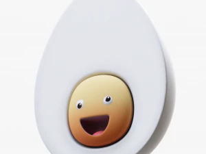 Uovo stilizzato Modello 3D