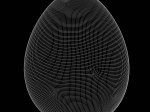 Uovo stilizzato Modello 3D