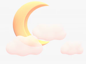 Luna stilizzata Modello 3D