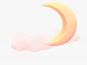 Stylized Moon 3D Model