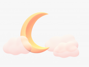 Stylized Moon 3D Модель