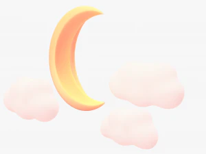 Stylized Moon 3D Model