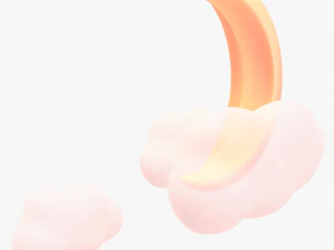 Stylized Moon 3D Model