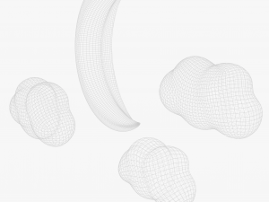 Stylized Moon 3D Модель