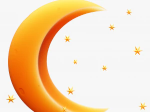 Luna stilizzata Modello 3D