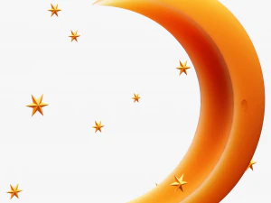 Stylized Moon 3D Model