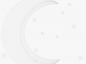 Stylized Moon Modelo 3D