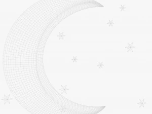 Stylized Moon 3D Model