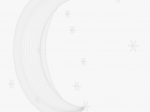 Stylized Moon Modelo 3D
