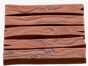 Stylized Wood Planks 3D Model