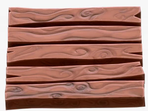 Stylized Wood Planks 3D Model