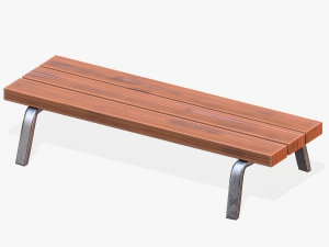 Stylized Bench Modèle 3D