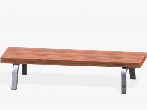 Stylized Bench 3D 模型