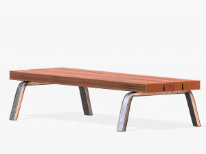Stylized Bench 3D 模型