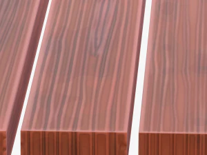 Stylized Wood Planks 3D Model