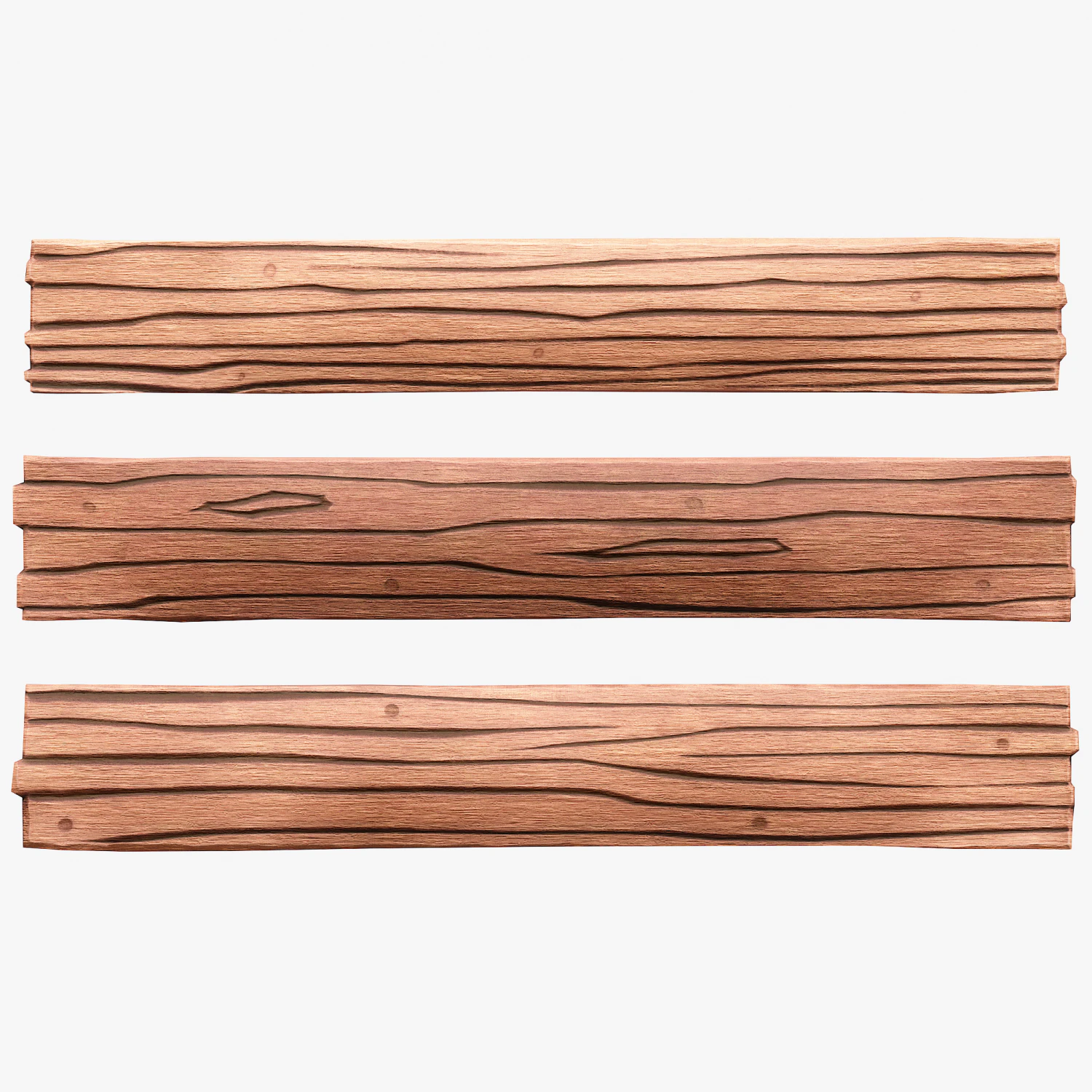 Wood Planks 3D Model .c4d .max .obj .3ds .fbx .stl .blend 