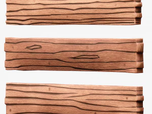 Wood Planks 3D Model