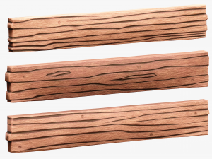 Wood Planks Model 3D