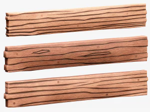 Wood Planks 3D Model