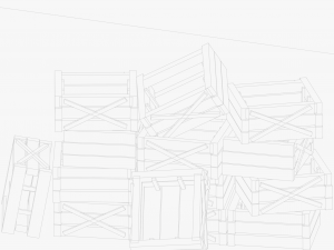 Wooden Boxes Modèle 3D