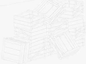 Wooden Boxes Modèle 3D